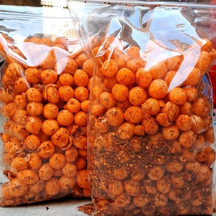 

BARANG TERLARIS Paket Usaha Cimol Kriuk (endog lewo) Snack Kari'am Bandung Pedas Ball Pedas Food
