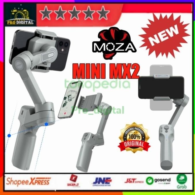 Moza Mini Mx2 / Mx 2 - 3-Axis Ai Smartphone Gimbal New Stok