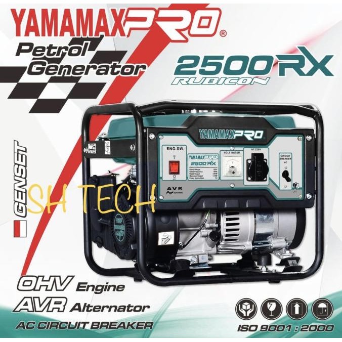 Genset Yamamax Pro 2500 Rx 2500Rx 1100 Watt Generator Listrik