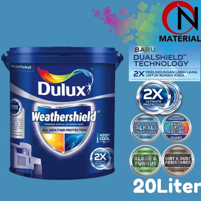 Dulux Weathershield Brilliant White / 20 L