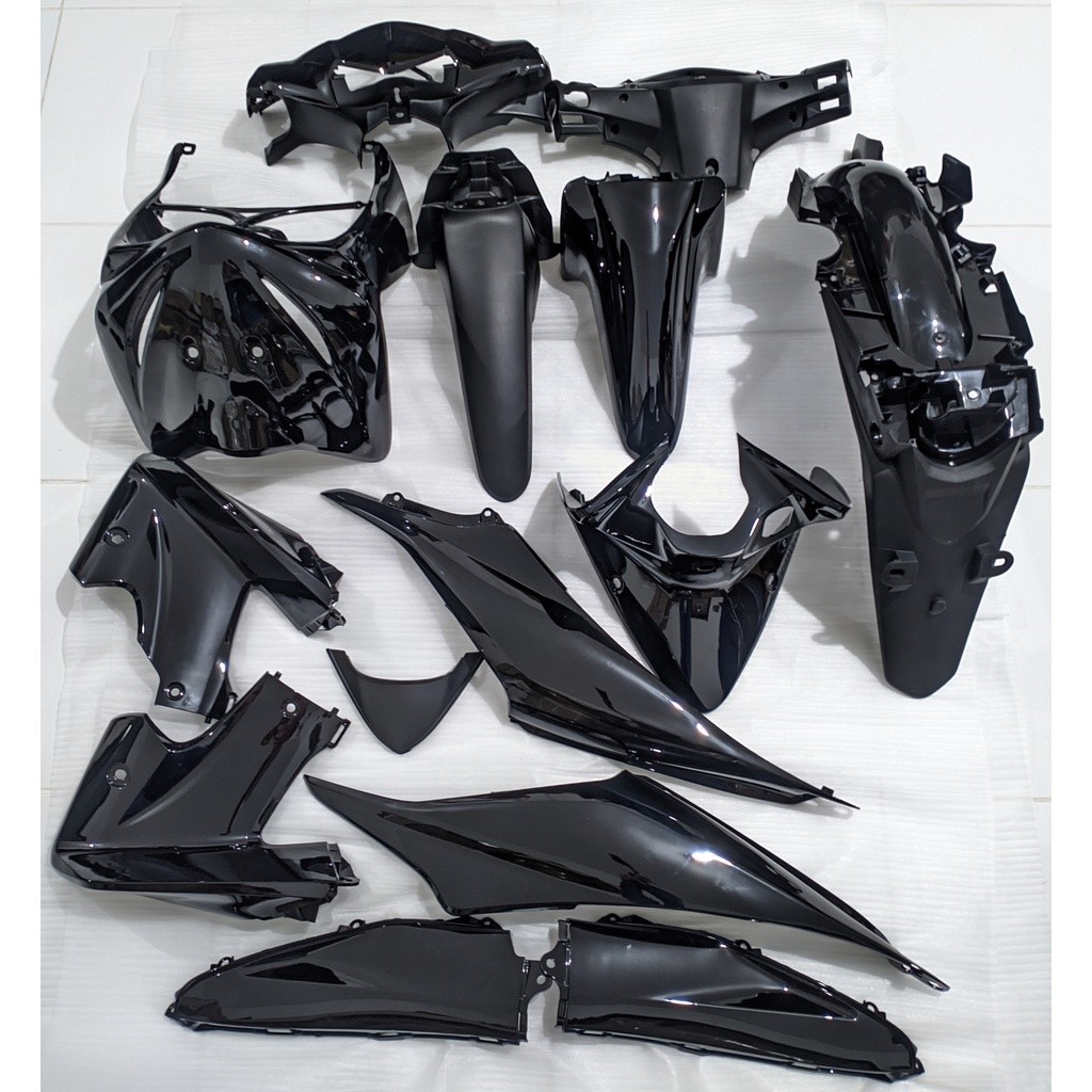 Full Body Honda Absolute Revo 110 2009 - 2013 ( COMPLETE SET BODY ABSOLUTE REVO HITAM ) WIN