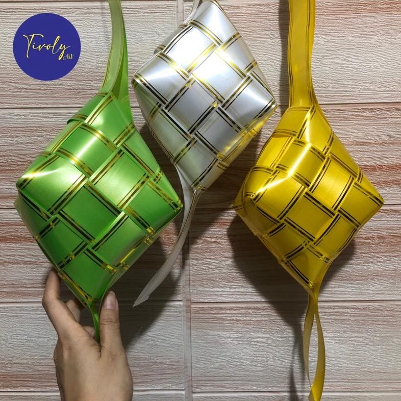 

Ketupat Pita Jepang Jumbo Pastel Uk. 14X19 Cm Isi Dakron | Hiasan Lebaran | Dekorasi Idul Fitri D Ramadhan Sale