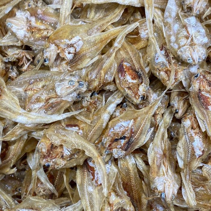 

Sale Ikan asin kerupuk bulu ayam hambar Ready