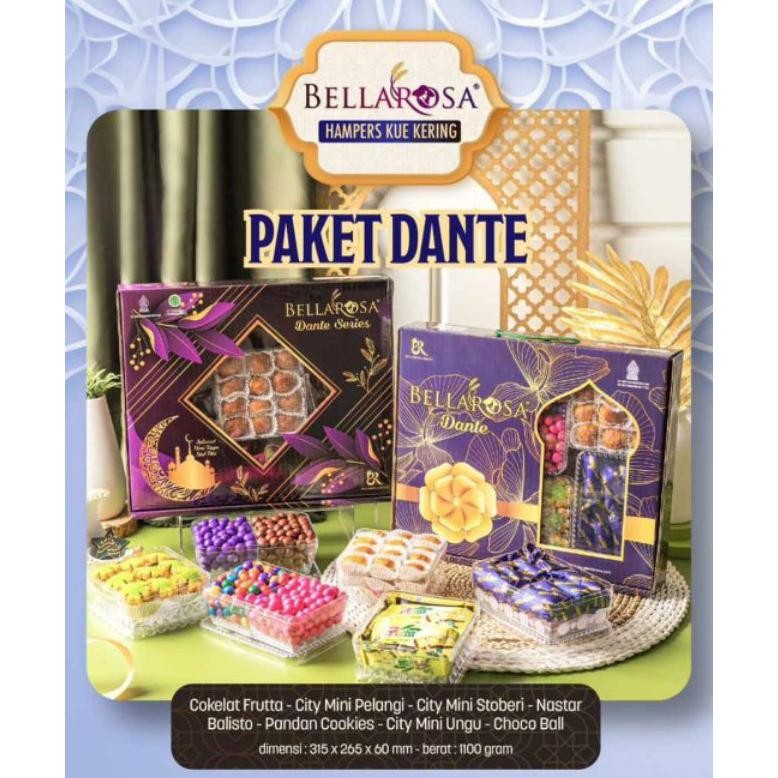 

Bellarosa Paket Dante Series Kue Kering Lebaran 6 Toples | Premium & Lezat Diskon Setengah Harga