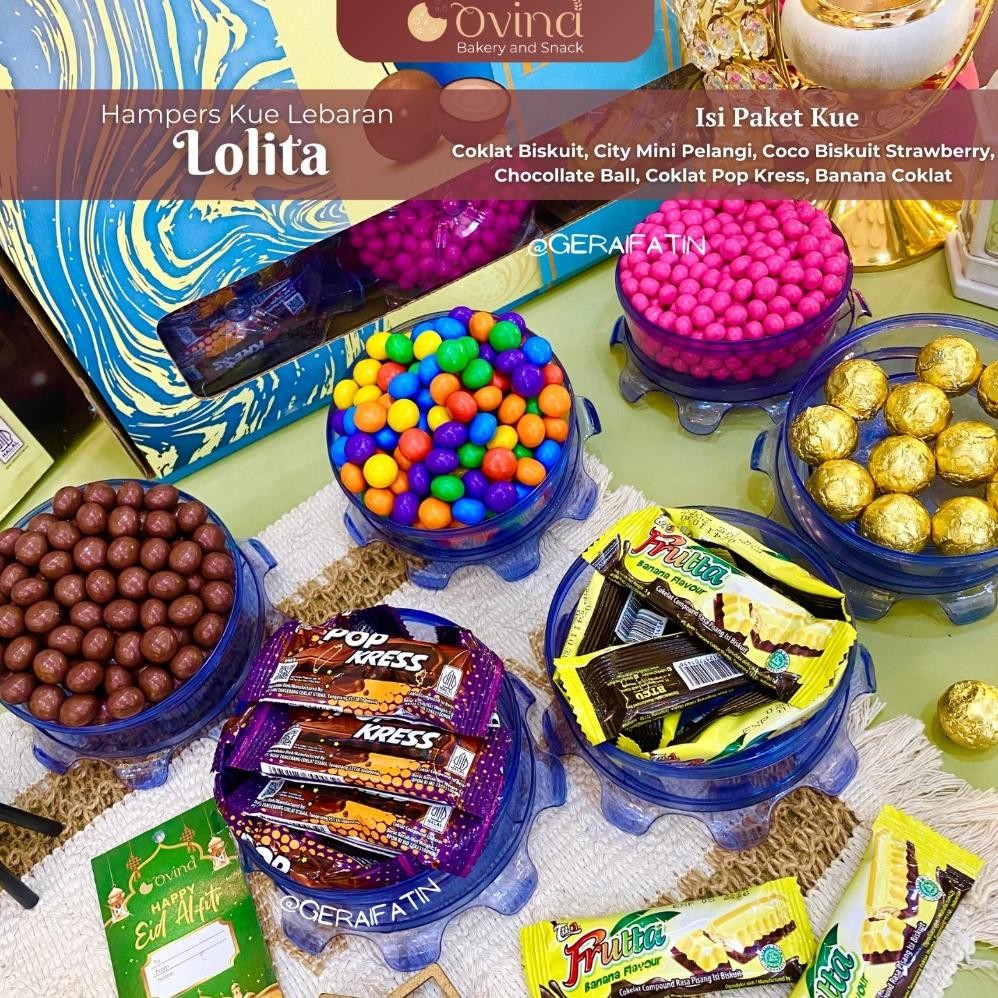 

Geraifatin!!! Paket Lolita Paket Kue Lebaran 2025 / Ovina Coklat Best Seller Terlengkap Dan Termurah