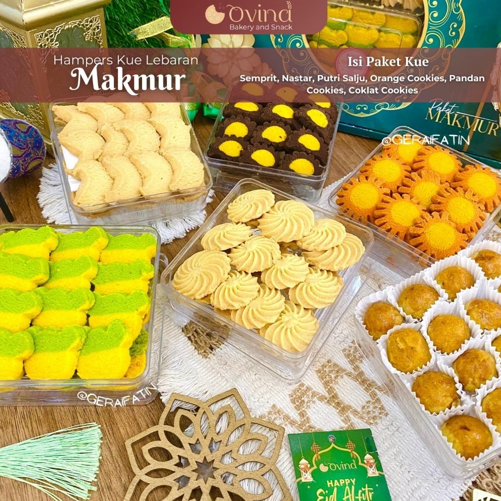 

Geraifatin!!! Paket Kue Lebaran Ovina / Endolita Makmur Isi 6 Toples Kue Kering Dibuat Tahun 2025 Terlengkap Dan Termurah