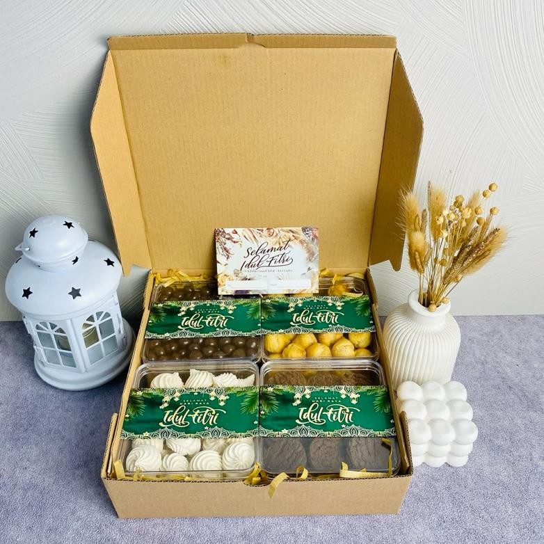 

Hampers Kue Kering Natal/Eid/Birthday/Giftbox Diskon Setengah Harga