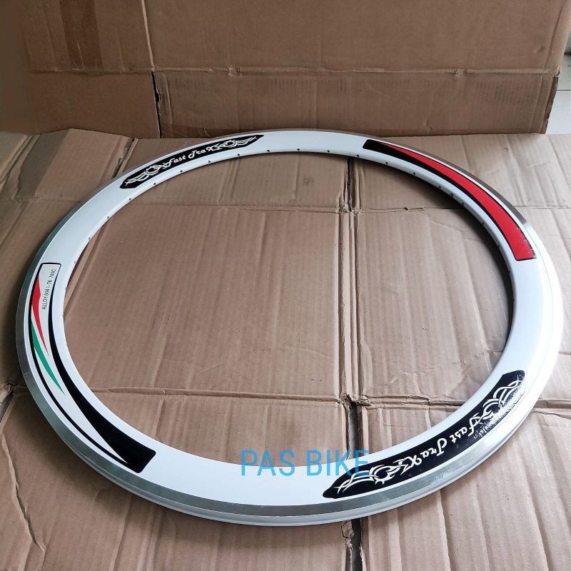 New Rims 700c 36 Hole Velg Fixie Alloy 5cm Double Wall