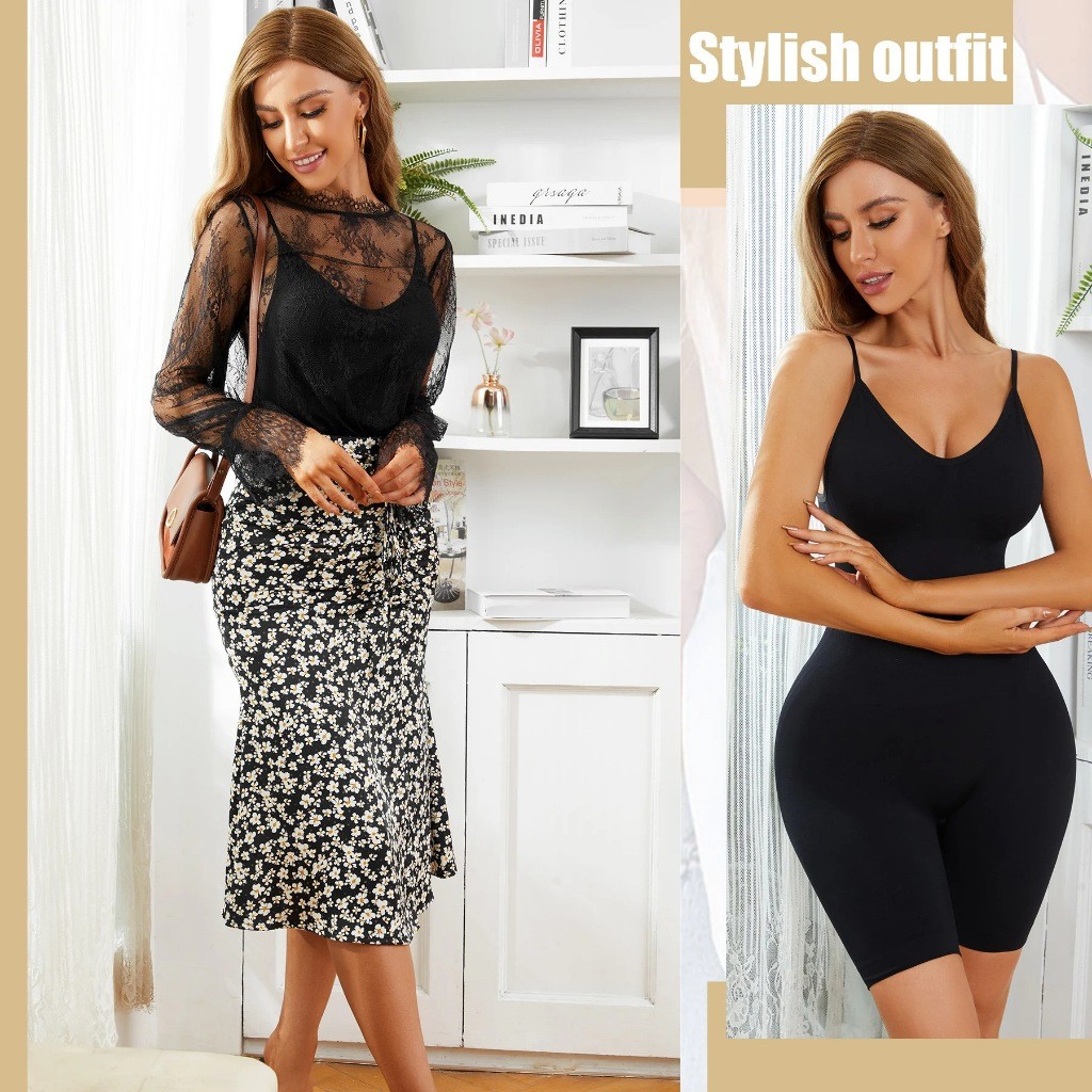 New Korset body suit / korset full body pelangsing perut pinggul paha compression shapewear seamless