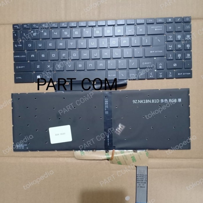 Keyboard Laptop Msi Bravo 15 B5Dd-046Id Ryzen 7-5800H Gaming Murah