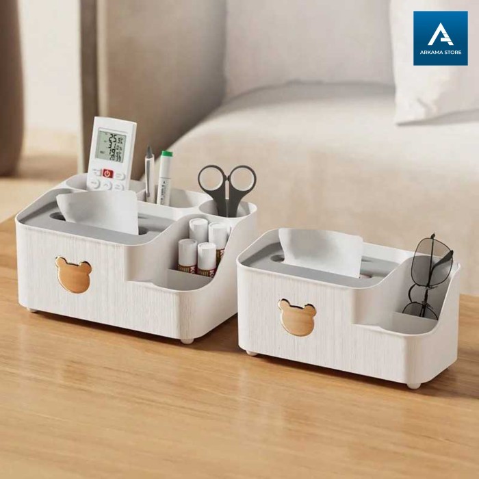 BELANJA TEMPAT TISU KOTAK TISSUE MULTIFUNGSI STORAGE ORGANIZER BOX SXK3