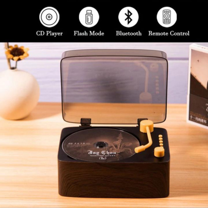 TERLARIS! CD Player Portable Bluetooth Speaker Rechargeable Music Player ORIGINAL