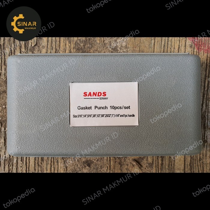 

ALAT PEMBOLONG PLAT 10PCS/SET PLONG 3/16" - 1.1/4" GASKET PUNCH SANDS