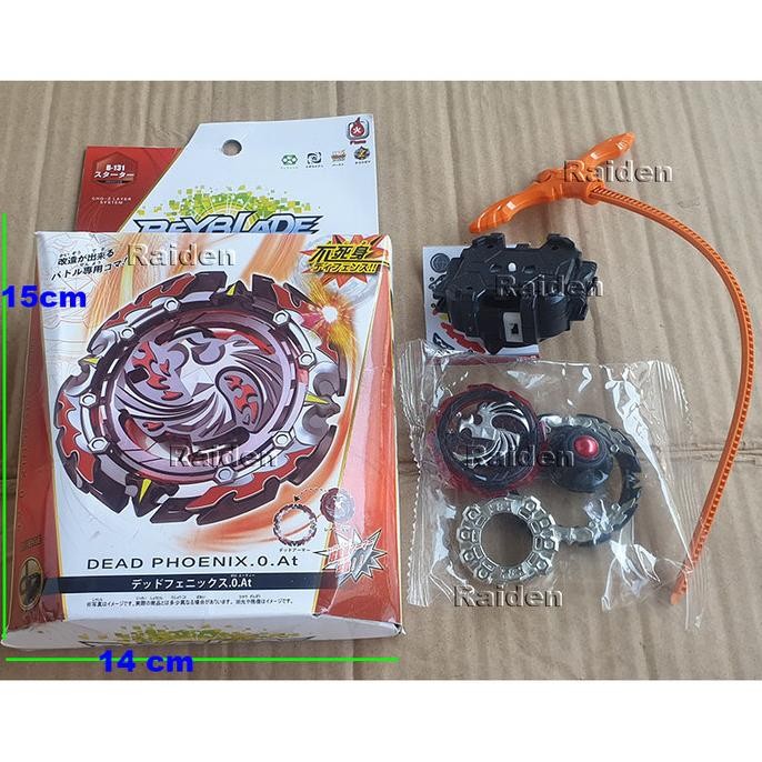 BEYBLADE DEAD PHOENIX B131 BURST MAINAN GASING ANAK