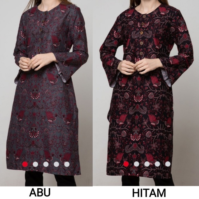 Blouse Tunik Baju Batik Wanita Perempuan Arjuna Weda Ayam Puger