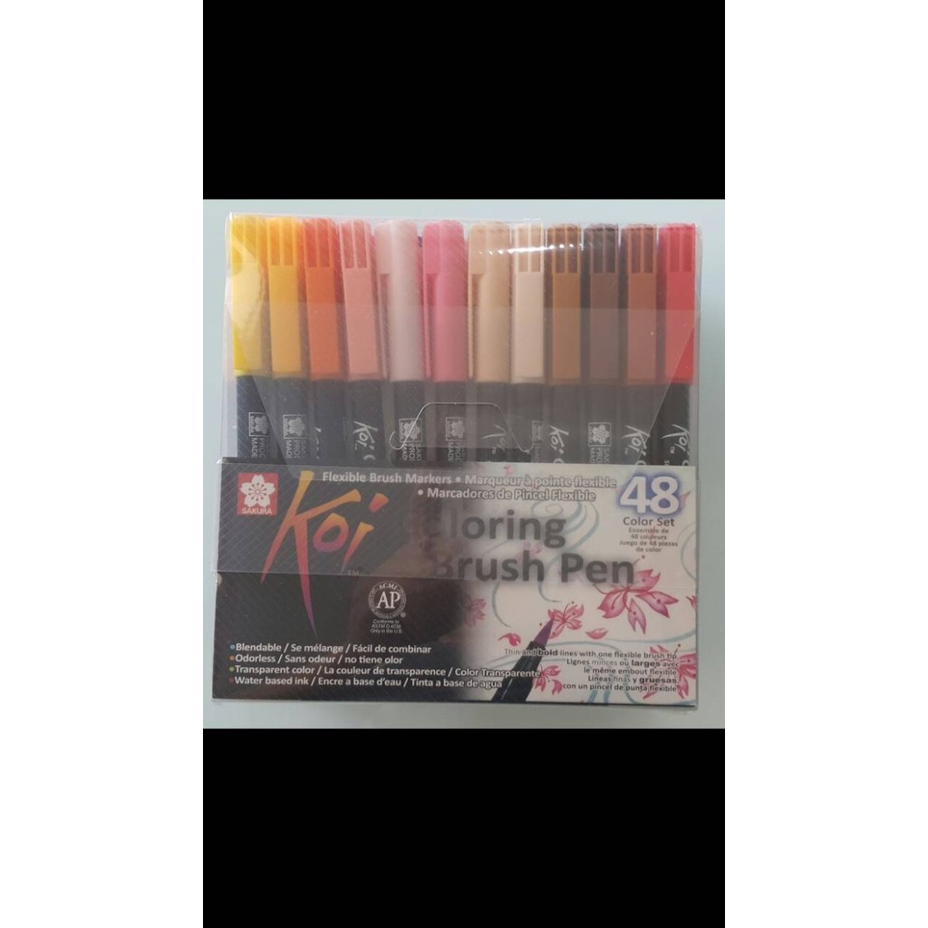 

SAKURA KOI BRUSH PEN SET 48 WARNA