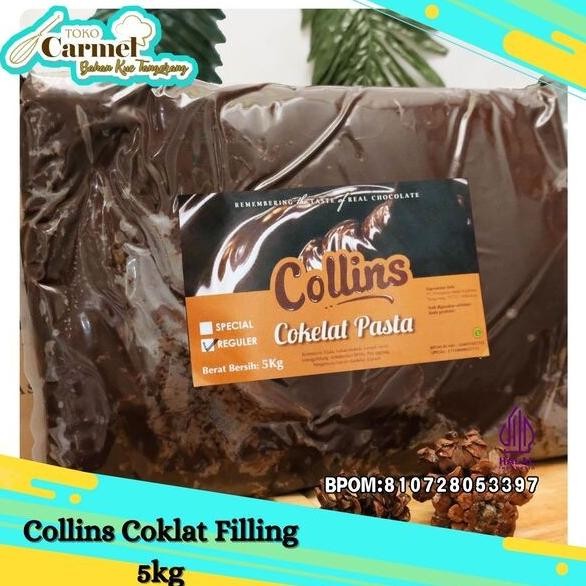 

COLLINS COKLAT FILLING 5KG EKONOMIS - SELAI COKLAT MURAH