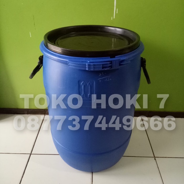 DRUM/DRUM PLASTIK/TONG PLASTIK/TEMPAT SAMPAH/TONG HDPE 50 L TEBAL KODE 40