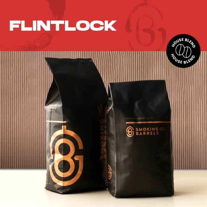 

Flintlock Blend (Specialty Coffee - Espresso Roast) - Smoking Barrels