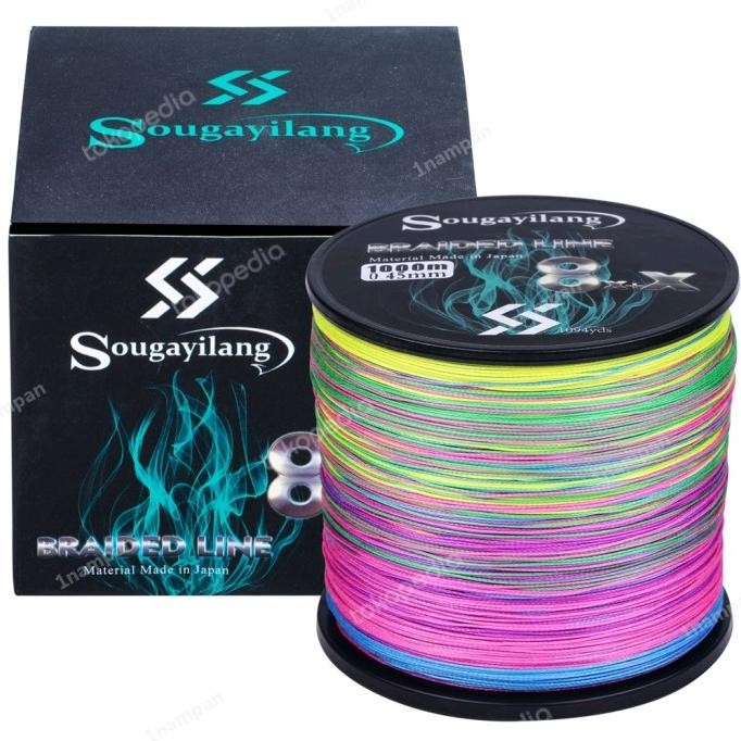 Promo Senar Pancing PE X9 1000 Meter Braided PE Fishing Line COD