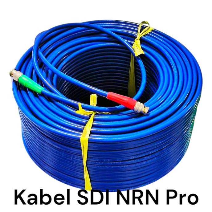 60 Mtr Nrn Pro Kabel Video Sdi Rg59 + Bnc New Stok
