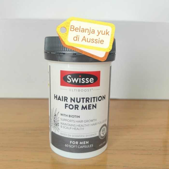 Swisse Ultiboost Hair Nutrition For Men - 60 Capsules