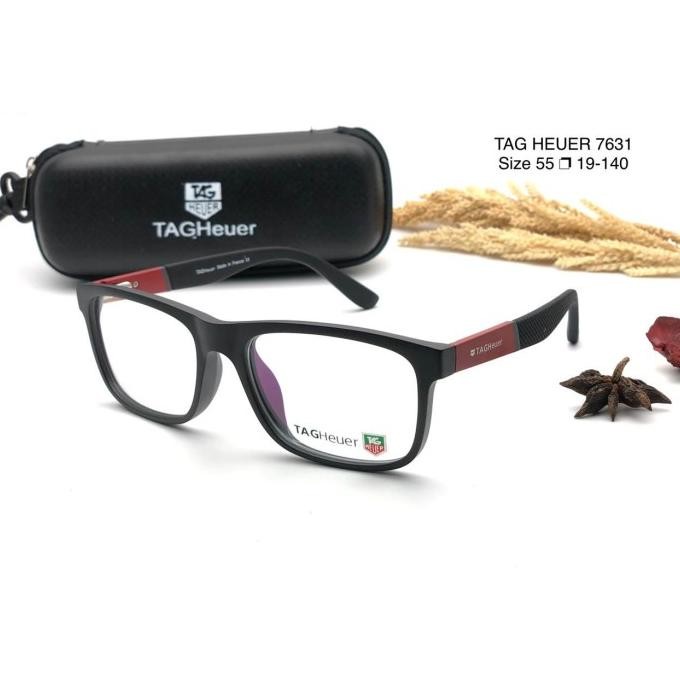 Frame Kacamata TAG HEUER LEGEND 7631 TH7631 Kotak Sporty Terlaris