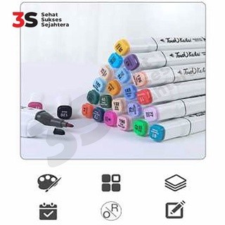 

JFACTORY SPIDOL WARNA DUAL SIDE FINE ART BRUSH PEN ART MARKER SET