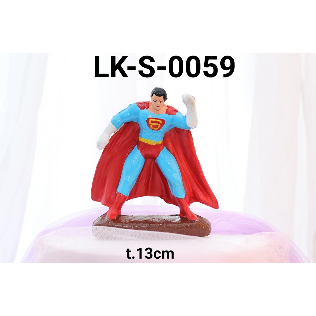 LK-S-0059 Topper mainan KARAKTER lokal Superman besar (MAINAN LOKAL)