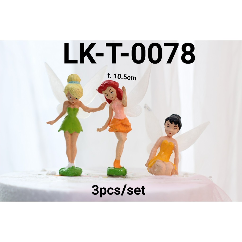LK-T-0078 Topper mainan KARAKTER lokal Tinkerbell  (MAINAN LOKAL)