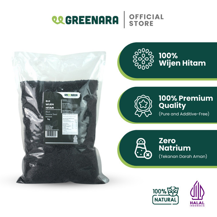 

BLACK SESAME SEED 1KG / WIJEN HITAM 1KG
