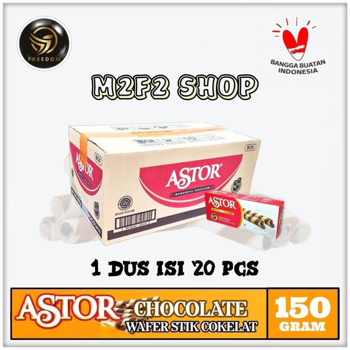 

New Astor Wafer Stik Wonderful Sensation Double Cokelat - 150 Gr Stok Terbatas