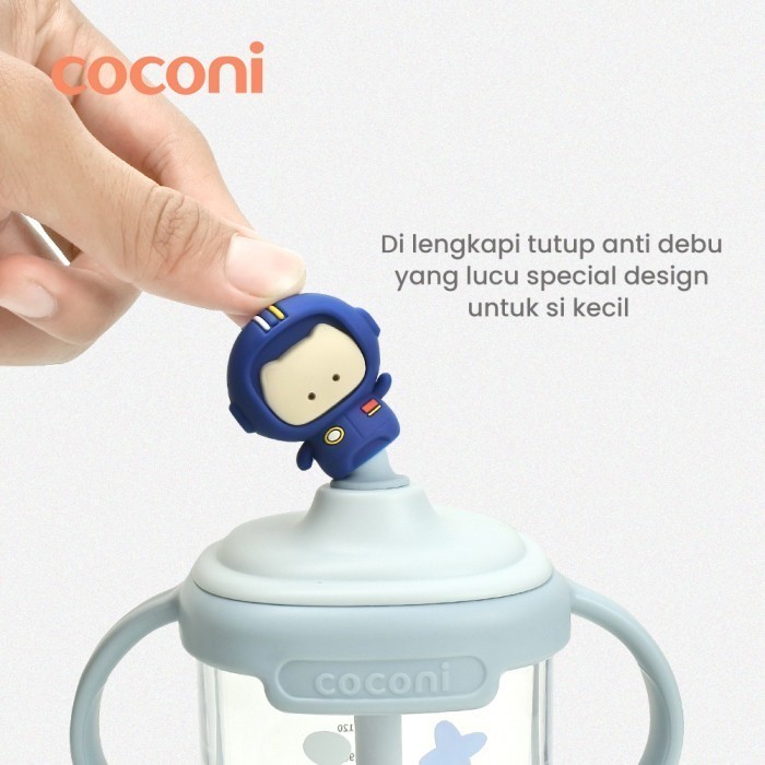 Coconi Sip' N Grow Tumbler 260Ml Sippy Cup Gelas Susu Anak Sedotan