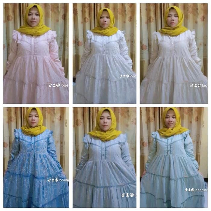 Gamis Salvina katbol polos