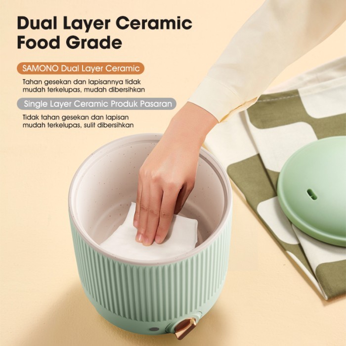 Samono Rice Cooker Panci Listrik Serbaguna Slow Cooker