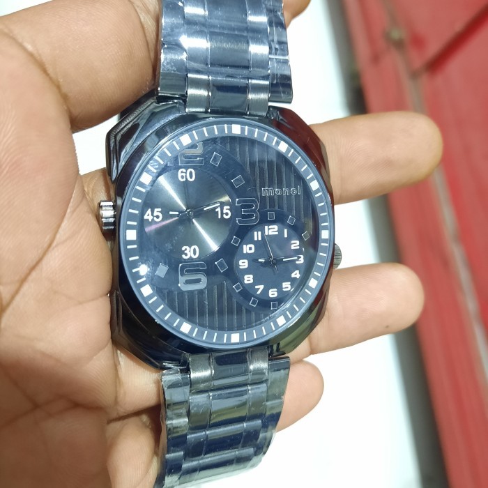 Jam Tangan Pria Monol Dualtime Stainlees Tahan Air