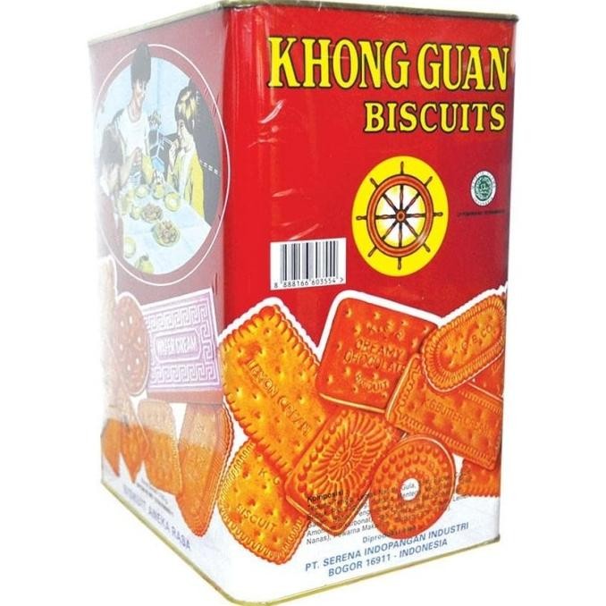 

New Biskuit Khong Guan Kaleng Assorted Merah 1600Gr (Kue Lebaran) Pengiriman Cepat