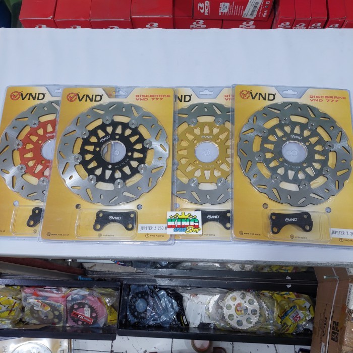 PIRINGAN CAKRAM VND DISC 260mm BUAT MOTOR JUPITER Z, VEGA R,CRYPTON