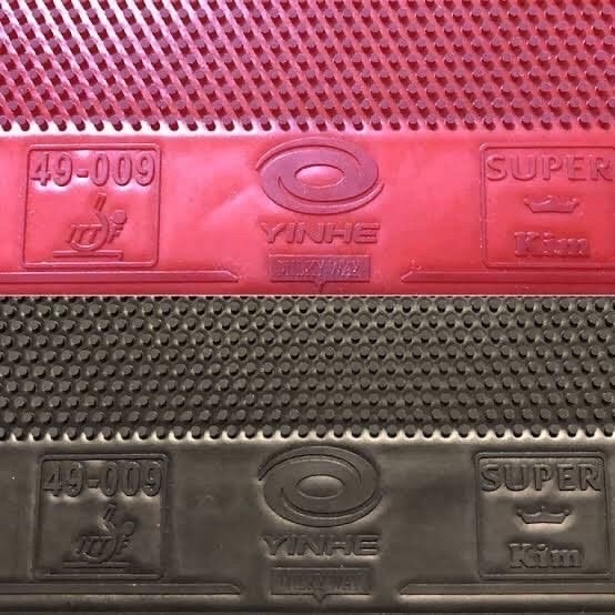 Karet Bat Bintik Panjang Yinhe Super Kim Ox Pingpong Bintik Lon