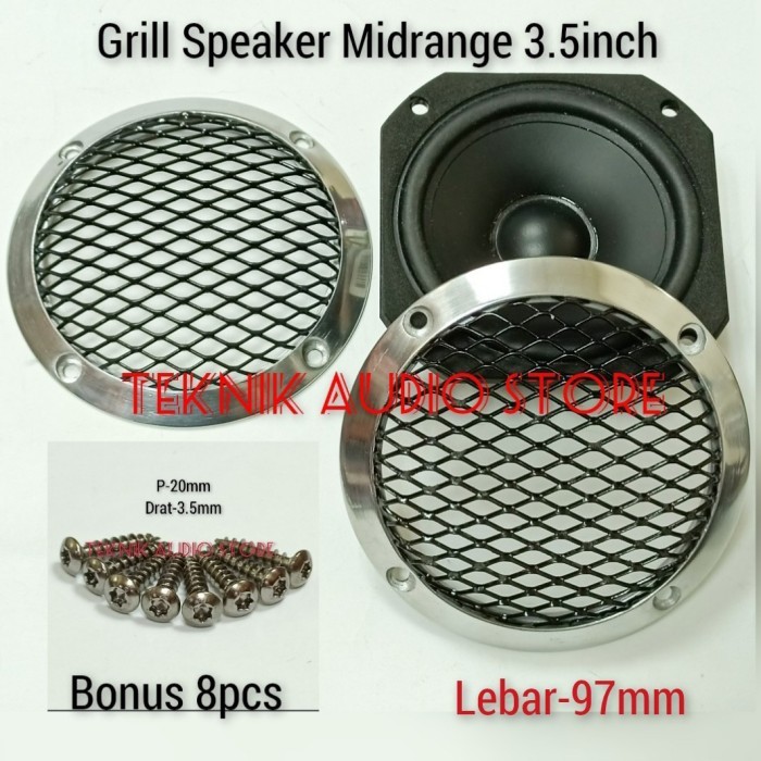 Grill Tutup Speaker Midrange 3.5inch Cello TG9-HC9 Peerless TC9