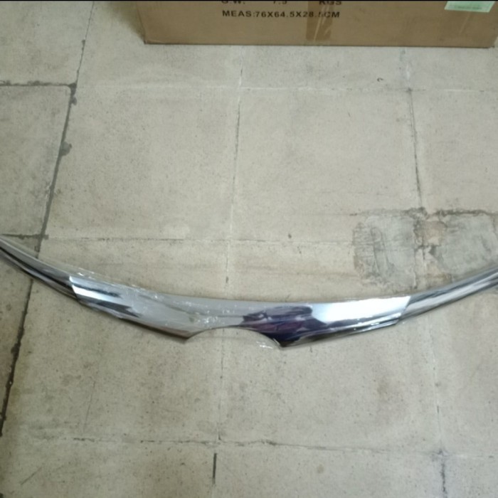 Lis List chrome grill bumper bemper depan all new avanza 2012 / 2015