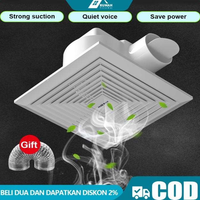 Ducting Exhaust Fan Plafon 12 Inch Kipas Blower Exhaust Plafon