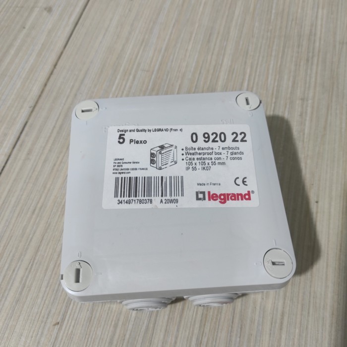 Legrand Plexo Box 105X105X55 Mm 7 Glands Junction Box Duradus Ip 44