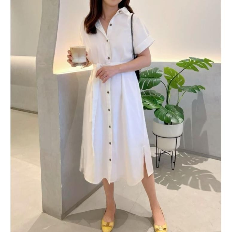 bas-12 DRESS WANITA - TIFFANY DENIM DRESS Premium