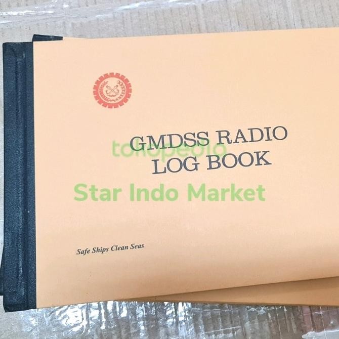 GMDSS Radio Logbook Syahbandar /Jurnal Radio / Buku GMDSS Radio