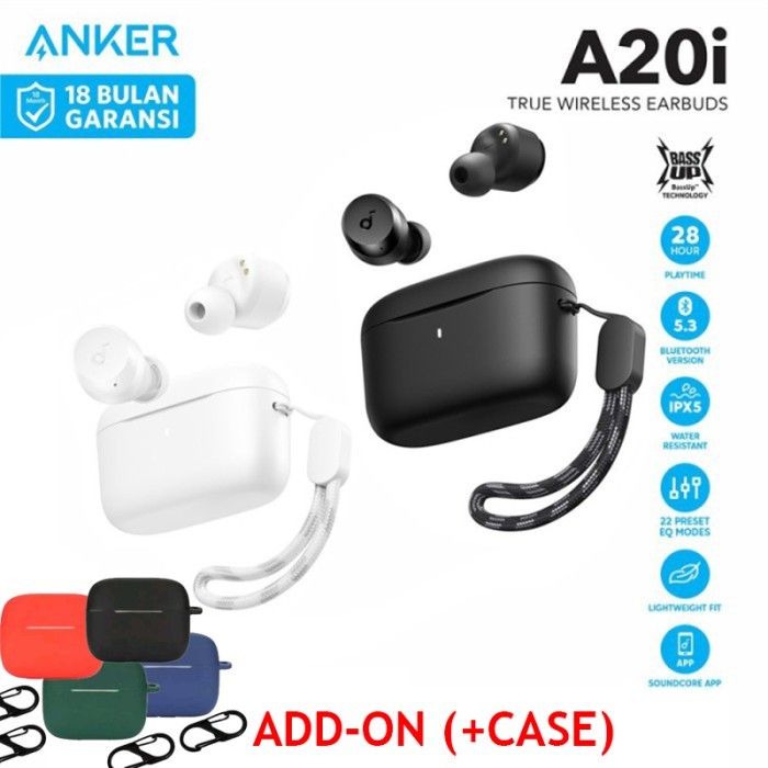 ANKER TWS A20i Anker SoundCore A20i - A3948 earbuds wireless bluetooth