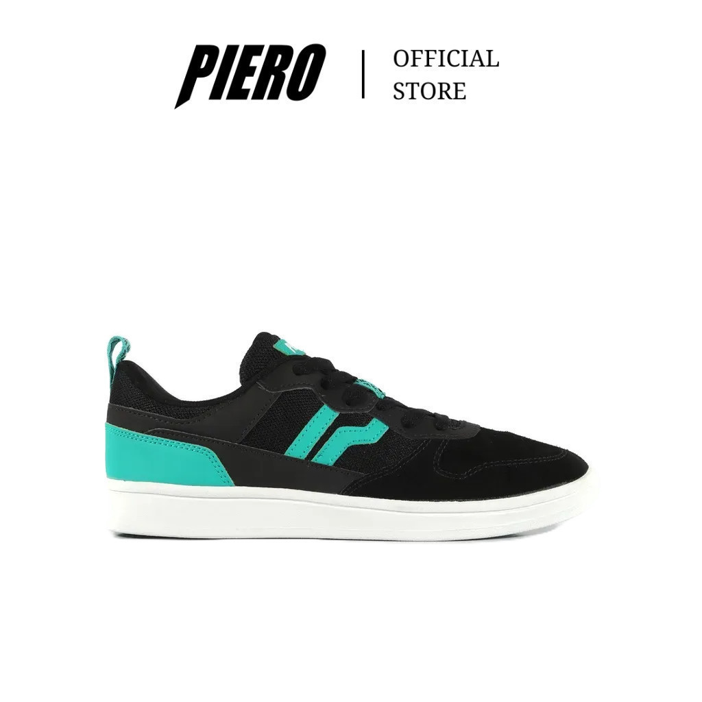 PIERO SNEAKERS PRIA JORGE BLACK TEAL WHITE P20983
