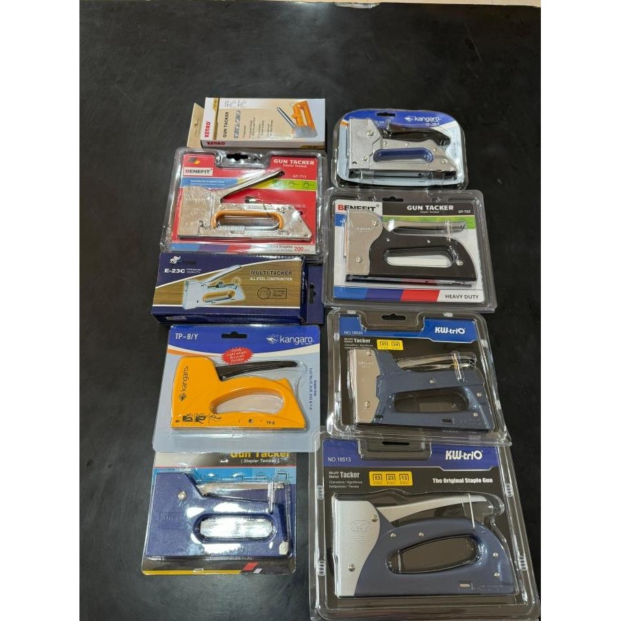 

Terlaris Kw Trio Gun Tacker 18513 / Staples Tembak / Gun Tacker Besar Ready Stok
