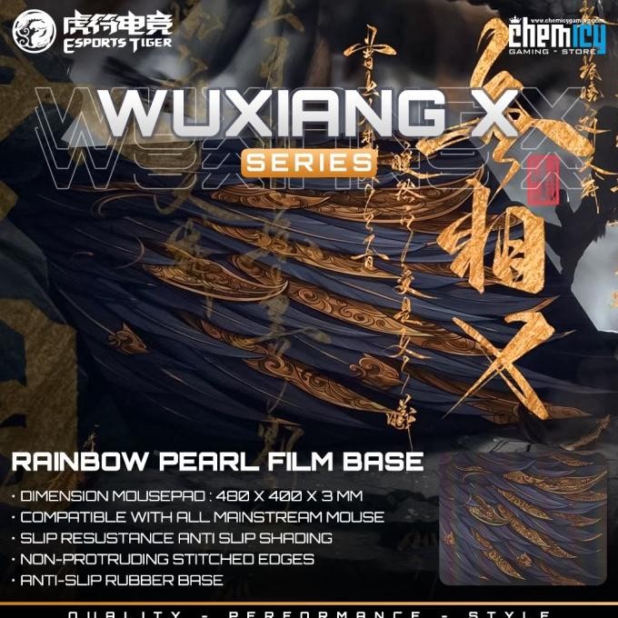 CO Tiger Arc Wuxiang X Series Rainbow Pearl Film Gaming Mousepad