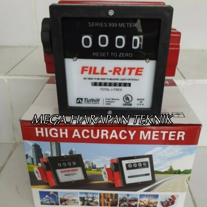 Promo Flowmeter Fill Rite 1,5" 4 Digit Flow Meter Minyak /Solar Seri 901Cl